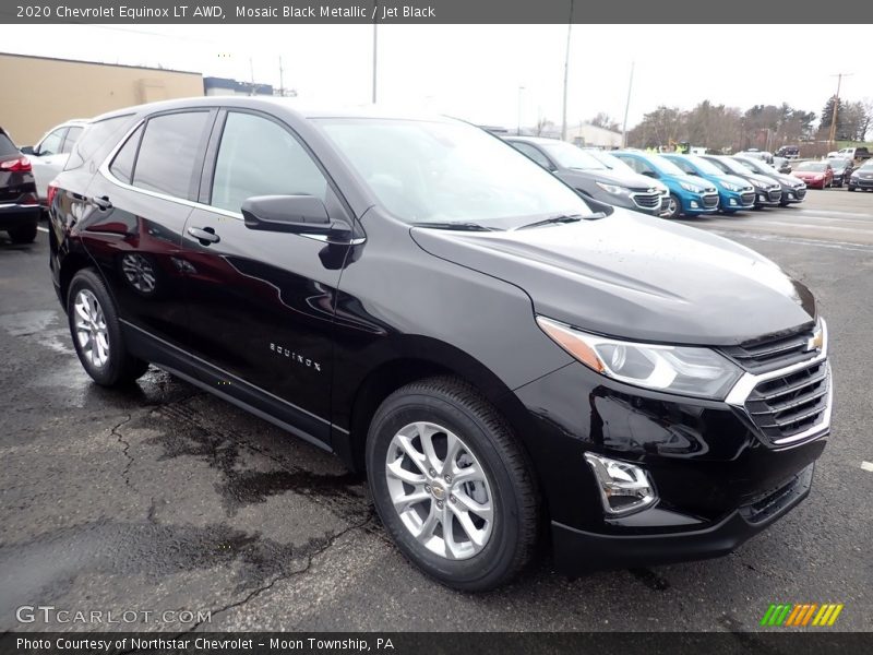 Mosaic Black Metallic / Jet Black 2020 Chevrolet Equinox LT AWD