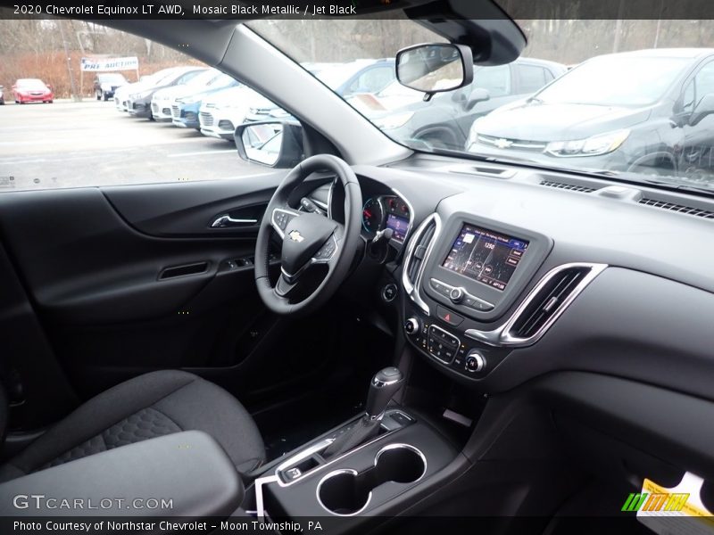 Mosaic Black Metallic / Jet Black 2020 Chevrolet Equinox LT AWD