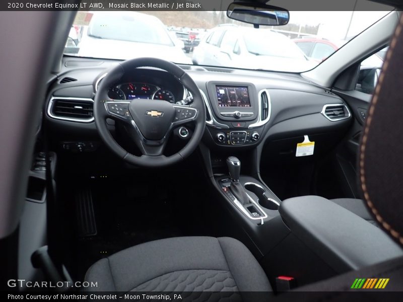 Mosaic Black Metallic / Jet Black 2020 Chevrolet Equinox LT AWD