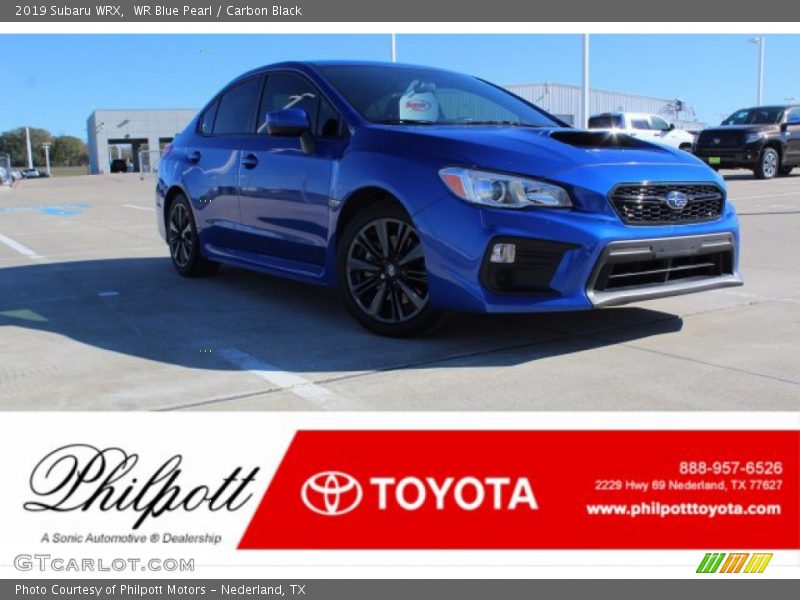 WR Blue Pearl / Carbon Black 2019 Subaru WRX