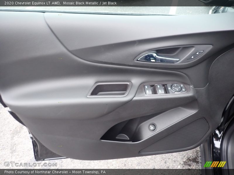 Mosaic Black Metallic / Jet Black 2020 Chevrolet Equinox LT AWD