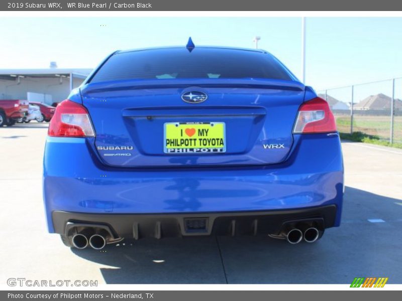 WR Blue Pearl / Carbon Black 2019 Subaru WRX
