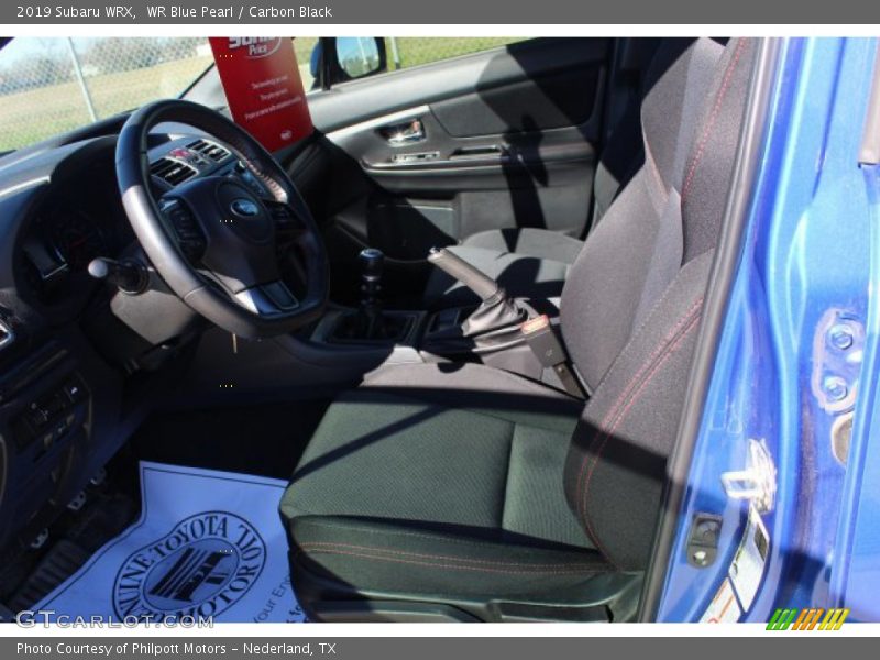 WR Blue Pearl / Carbon Black 2019 Subaru WRX
