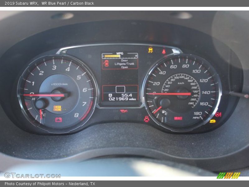 WR Blue Pearl / Carbon Black 2019 Subaru WRX