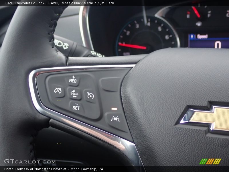 Mosaic Black Metallic / Jet Black 2020 Chevrolet Equinox LT AWD