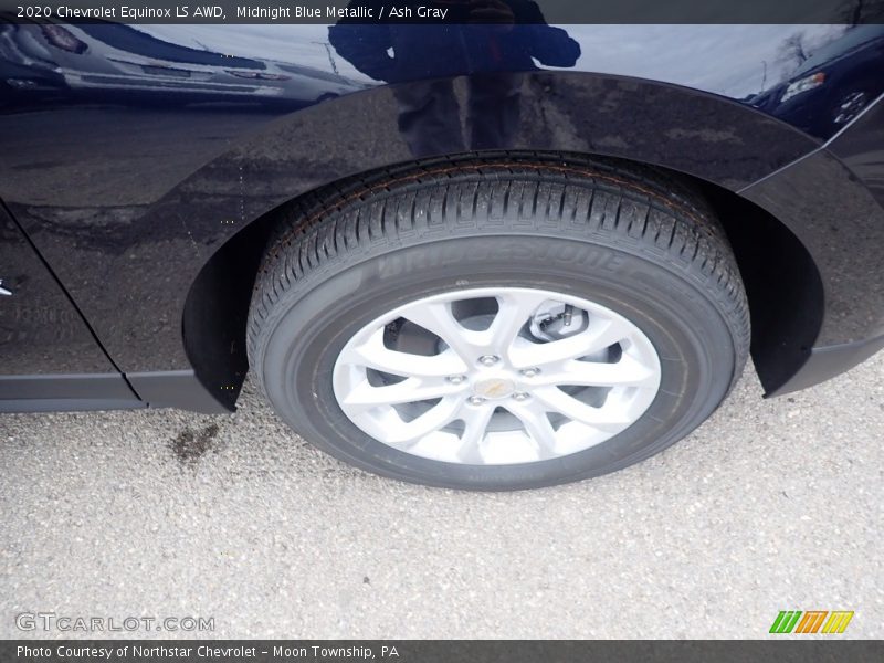 Midnight Blue Metallic / Ash Gray 2020 Chevrolet Equinox LS AWD