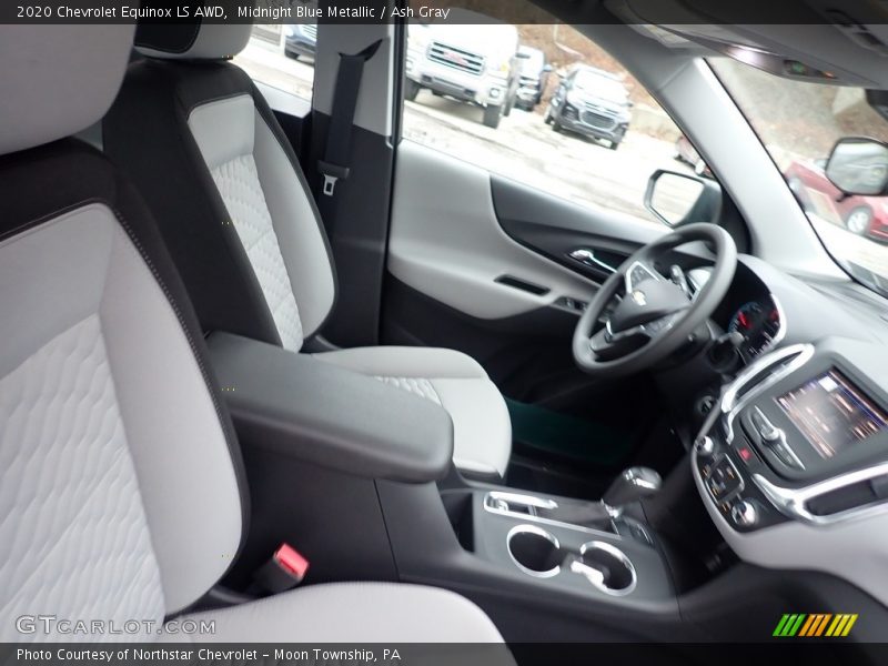 Midnight Blue Metallic / Ash Gray 2020 Chevrolet Equinox LS AWD