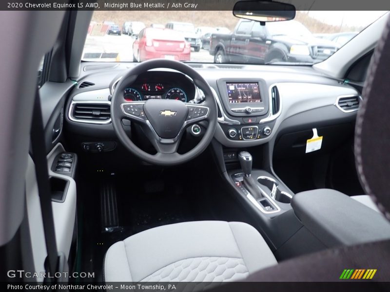 Midnight Blue Metallic / Ash Gray 2020 Chevrolet Equinox LS AWD