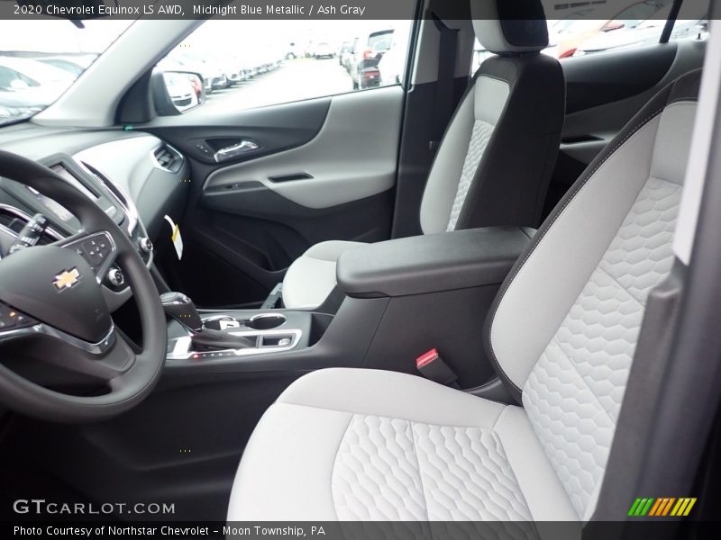 Midnight Blue Metallic / Ash Gray 2020 Chevrolet Equinox LS AWD