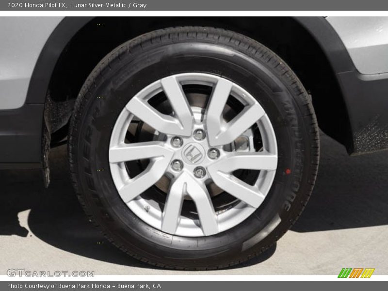 Lunar Silver Metallic / Gray 2020 Honda Pilot LX