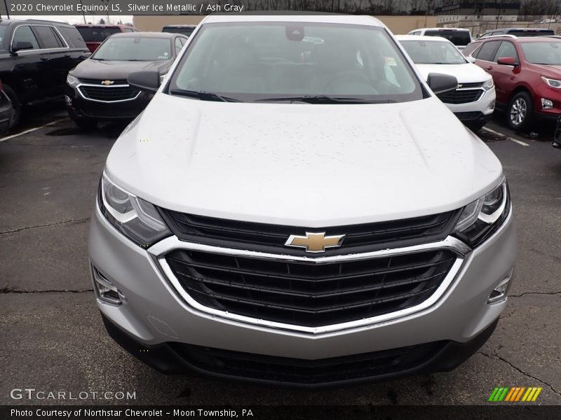 Silver Ice Metallic / Ash Gray 2020 Chevrolet Equinox LS