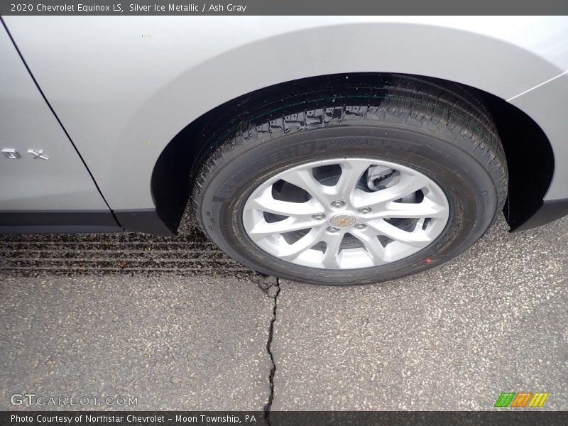 Silver Ice Metallic / Ash Gray 2020 Chevrolet Equinox LS