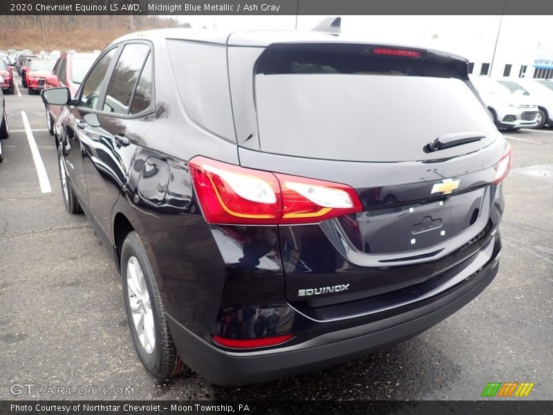 Midnight Blue Metallic / Ash Gray 2020 Chevrolet Equinox LS AWD