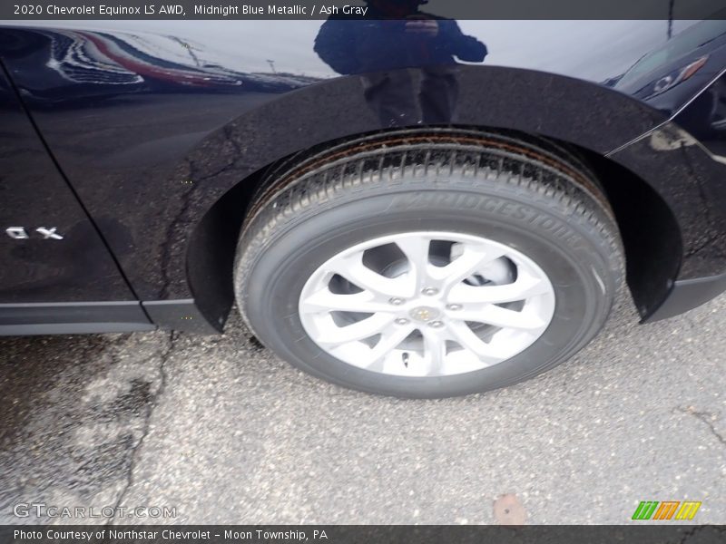 Midnight Blue Metallic / Ash Gray 2020 Chevrolet Equinox LS AWD