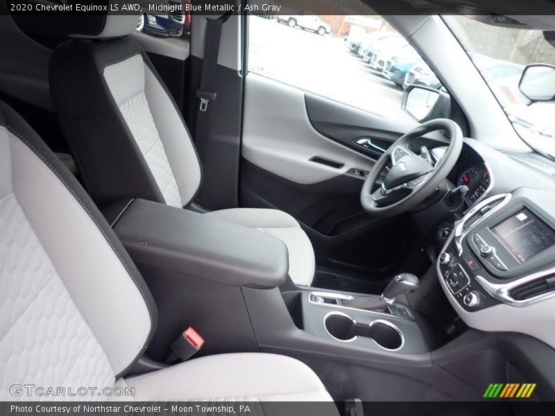 Midnight Blue Metallic / Ash Gray 2020 Chevrolet Equinox LS AWD