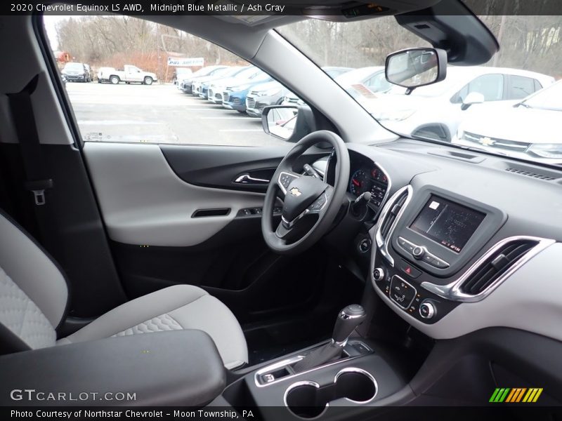 Midnight Blue Metallic / Ash Gray 2020 Chevrolet Equinox LS AWD