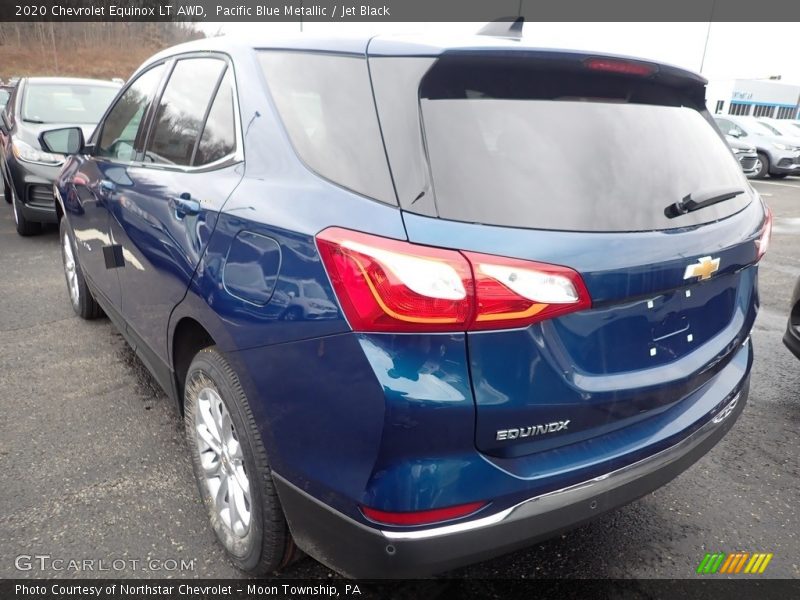 Pacific Blue Metallic / Jet Black 2020 Chevrolet Equinox LT AWD