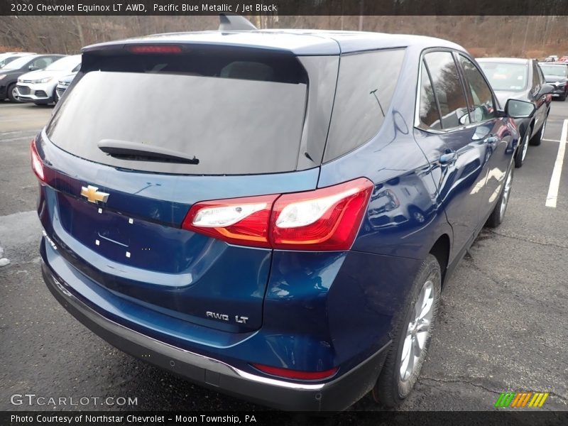 Pacific Blue Metallic / Jet Black 2020 Chevrolet Equinox LT AWD