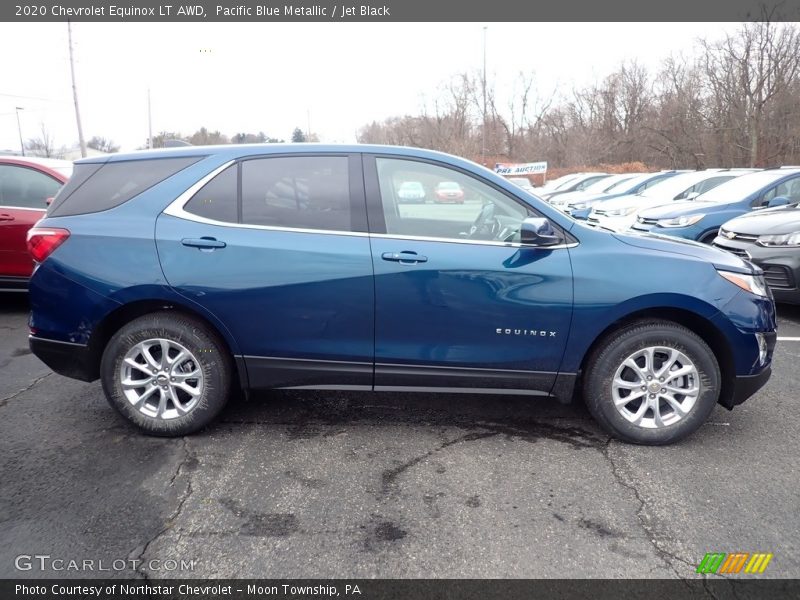 Pacific Blue Metallic / Jet Black 2020 Chevrolet Equinox LT AWD