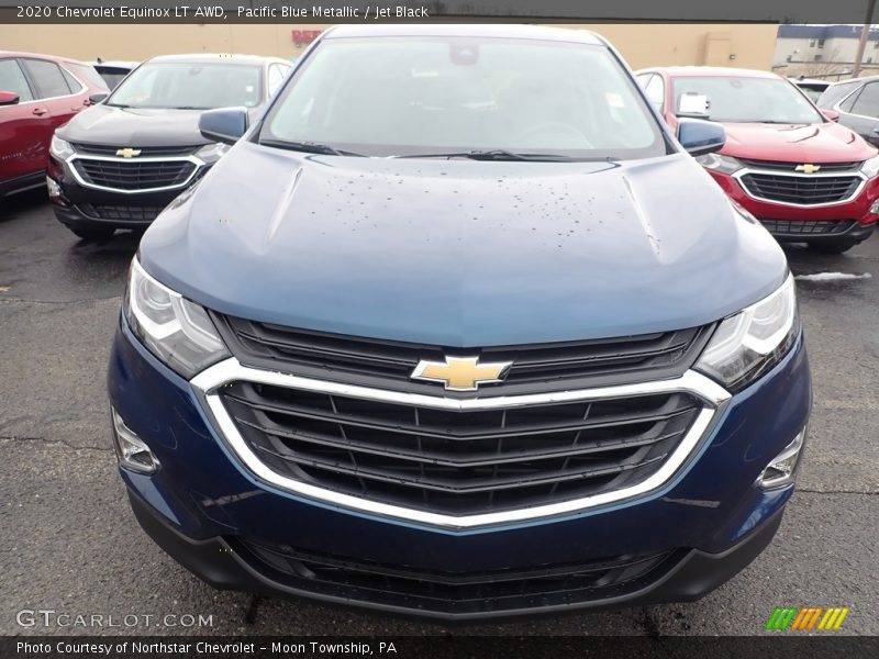 Pacific Blue Metallic / Jet Black 2020 Chevrolet Equinox LT AWD