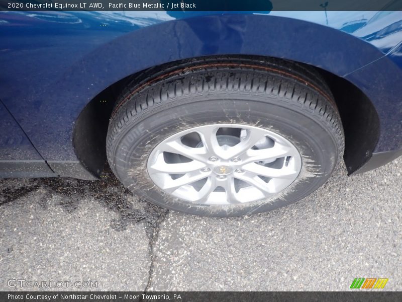 Pacific Blue Metallic / Jet Black 2020 Chevrolet Equinox LT AWD
