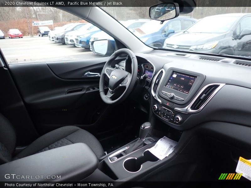Pacific Blue Metallic / Jet Black 2020 Chevrolet Equinox LT AWD