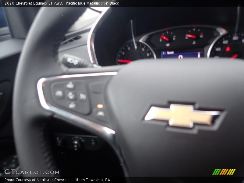 Pacific Blue Metallic / Jet Black 2020 Chevrolet Equinox LT AWD