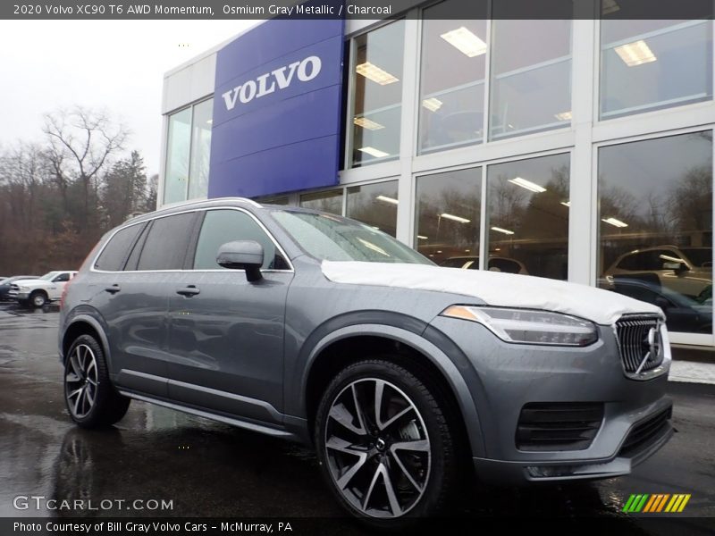 Osmium Gray Metallic / Charcoal 2020 Volvo XC90 T6 AWD Momentum