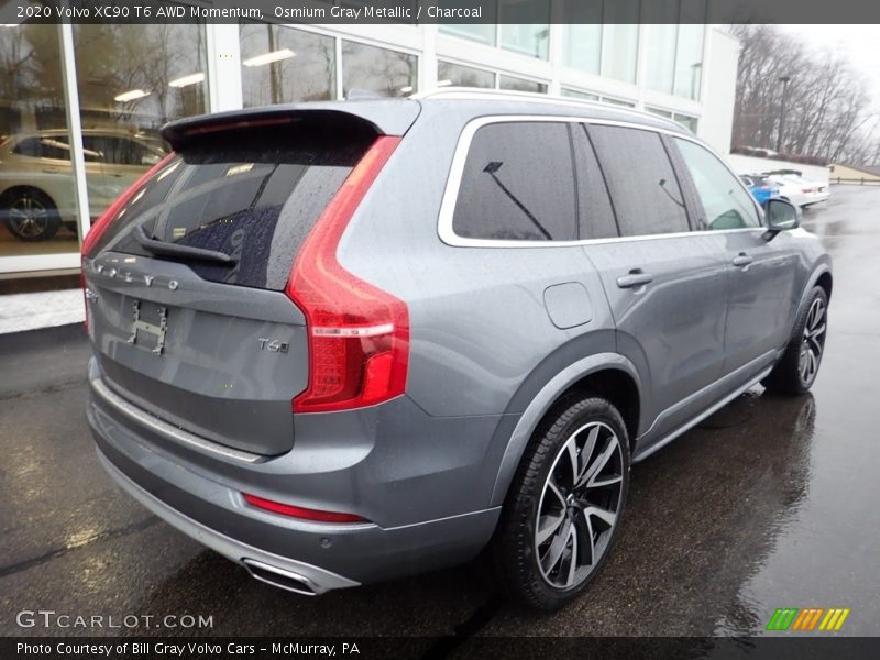 Osmium Gray Metallic / Charcoal 2020 Volvo XC90 T6 AWD Momentum