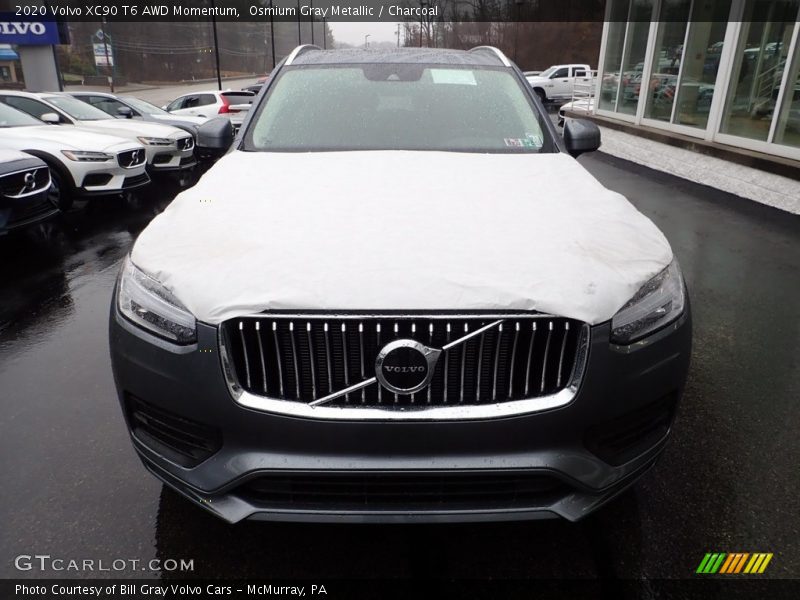 Osmium Gray Metallic / Charcoal 2020 Volvo XC90 T6 AWD Momentum