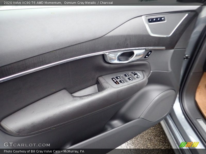 Osmium Gray Metallic / Charcoal 2020 Volvo XC90 T6 AWD Momentum