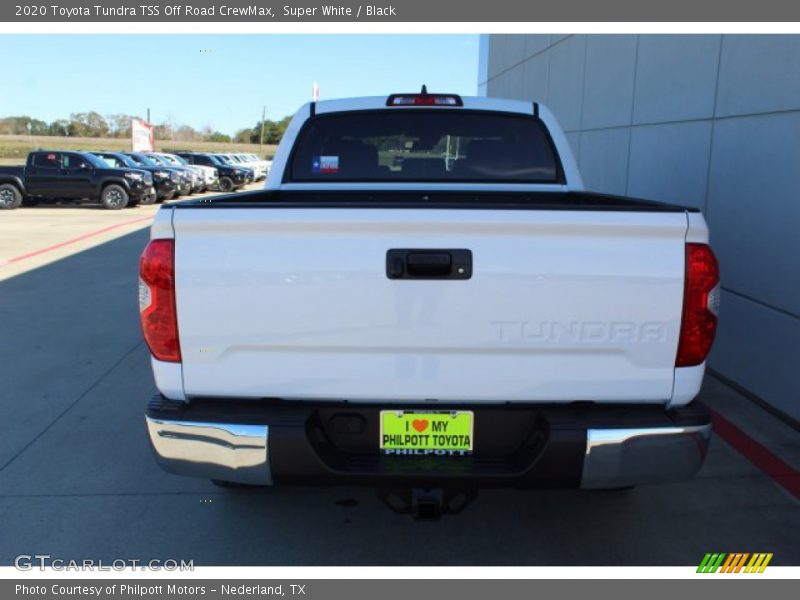 Super White / Black 2020 Toyota Tundra TSS Off Road CrewMax