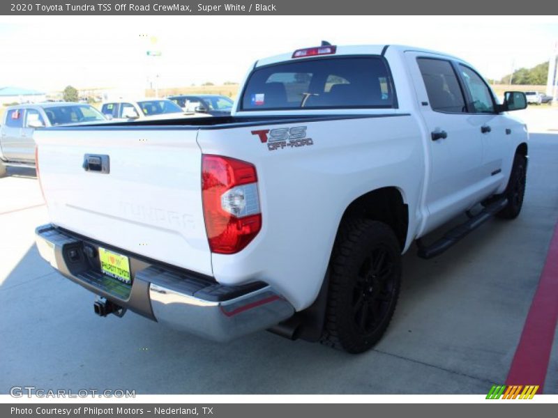 Super White / Black 2020 Toyota Tundra TSS Off Road CrewMax