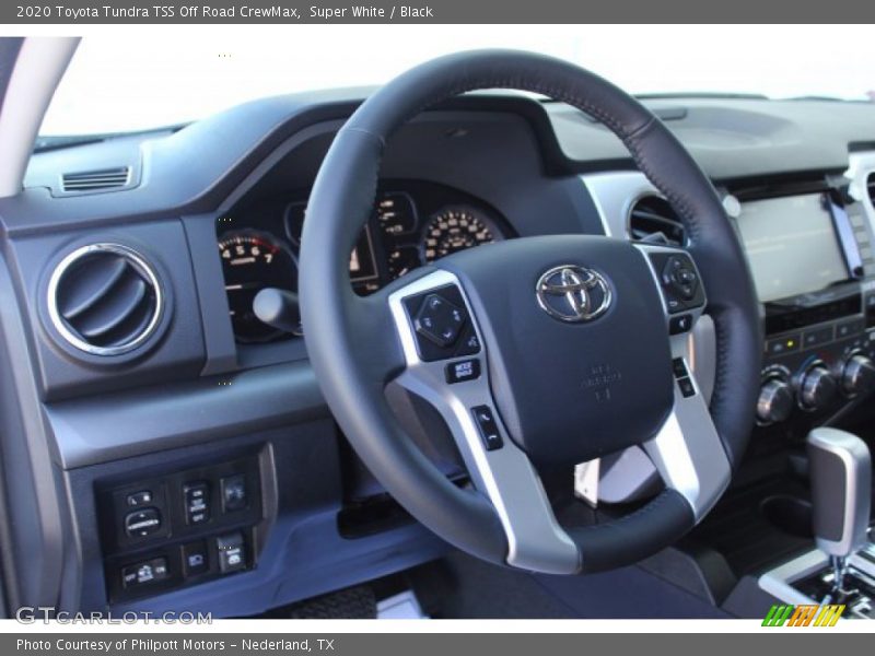 Super White / Black 2020 Toyota Tundra TSS Off Road CrewMax