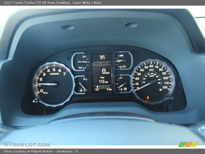 Super White / Black 2020 Toyota Tundra TSS Off Road CrewMax