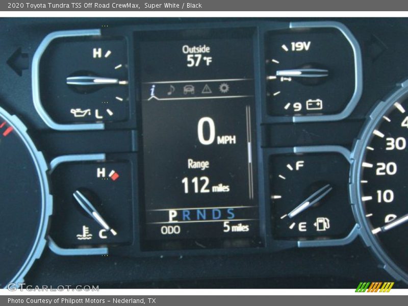 Super White / Black 2020 Toyota Tundra TSS Off Road CrewMax