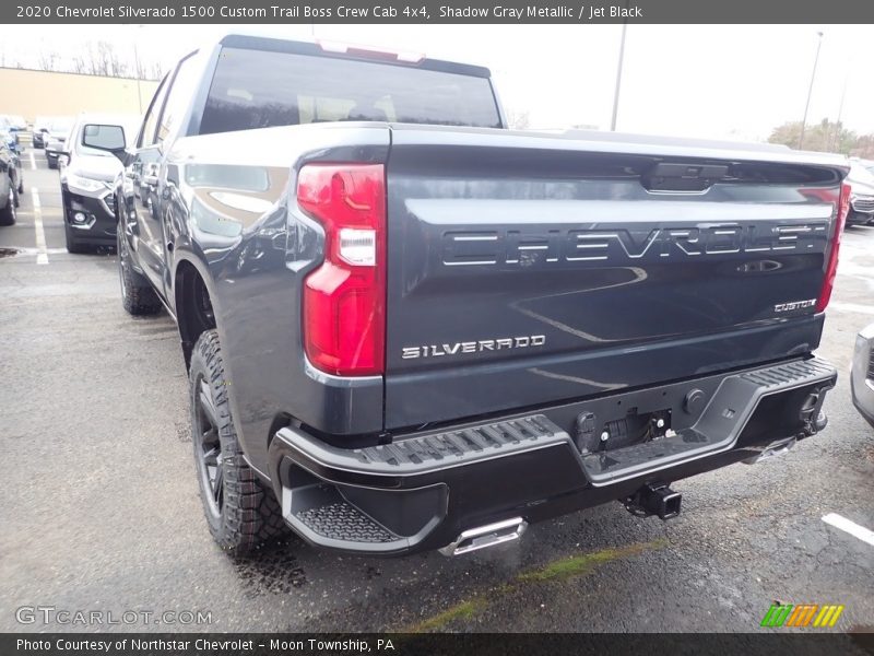 Shadow Gray Metallic / Jet Black 2020 Chevrolet Silverado 1500 Custom Trail Boss Crew Cab 4x4