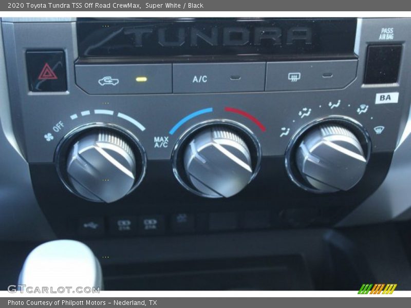 Super White / Black 2020 Toyota Tundra TSS Off Road CrewMax