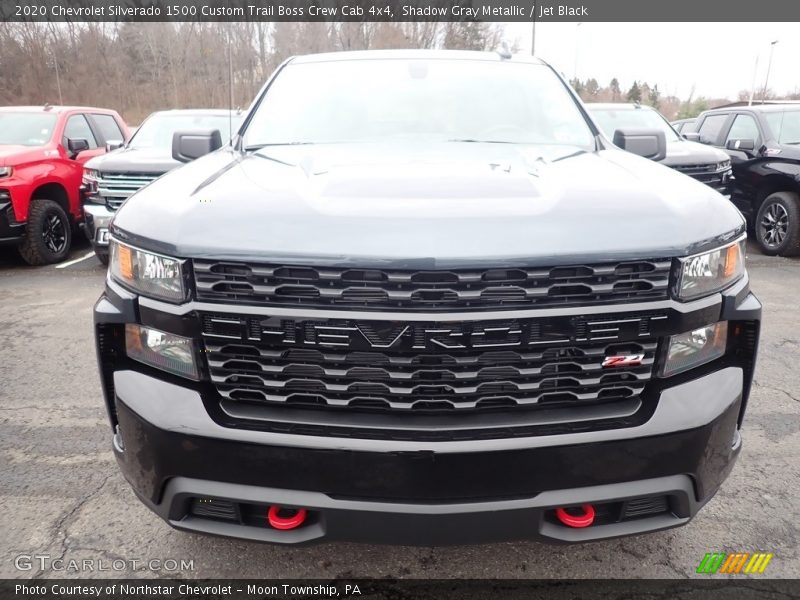 Shadow Gray Metallic / Jet Black 2020 Chevrolet Silverado 1500 Custom Trail Boss Crew Cab 4x4