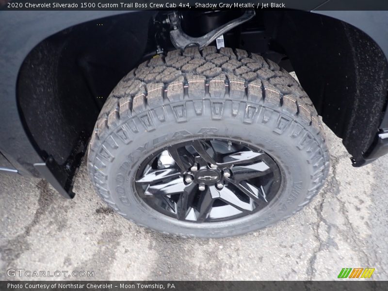 Shadow Gray Metallic / Jet Black 2020 Chevrolet Silverado 1500 Custom Trail Boss Crew Cab 4x4