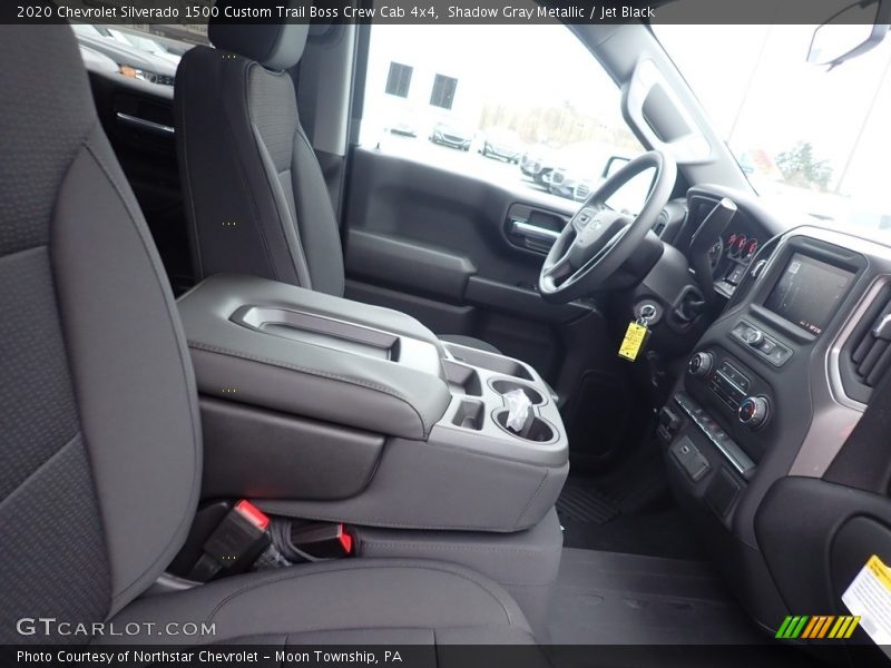 Shadow Gray Metallic / Jet Black 2020 Chevrolet Silverado 1500 Custom Trail Boss Crew Cab 4x4