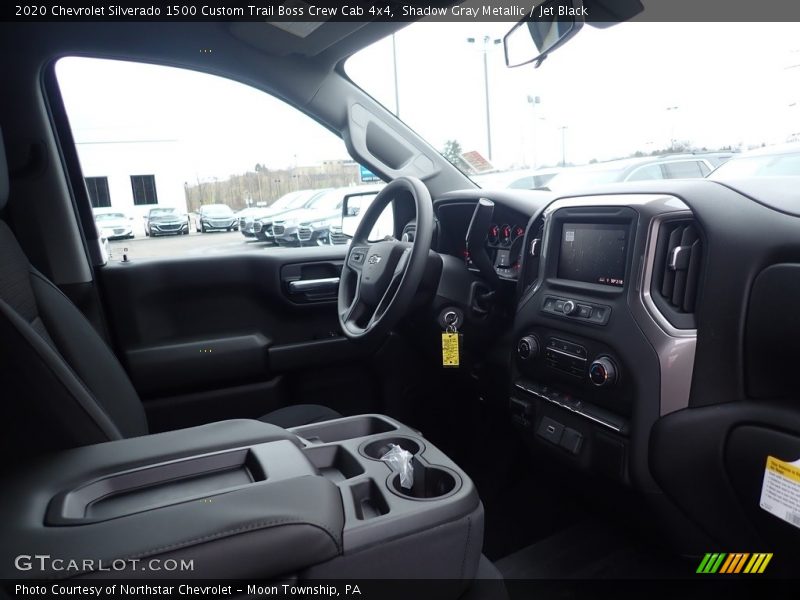 Shadow Gray Metallic / Jet Black 2020 Chevrolet Silverado 1500 Custom Trail Boss Crew Cab 4x4