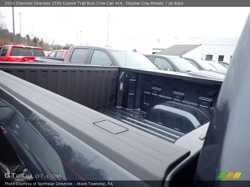 Shadow Gray Metallic / Jet Black 2020 Chevrolet Silverado 1500 Custom Trail Boss Crew Cab 4x4