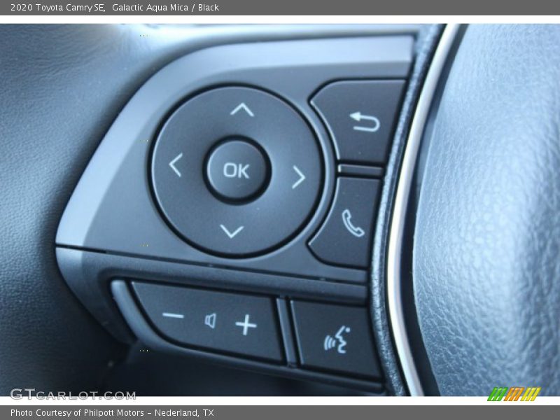 Galactic Aqua Mica / Black 2020 Toyota Camry SE