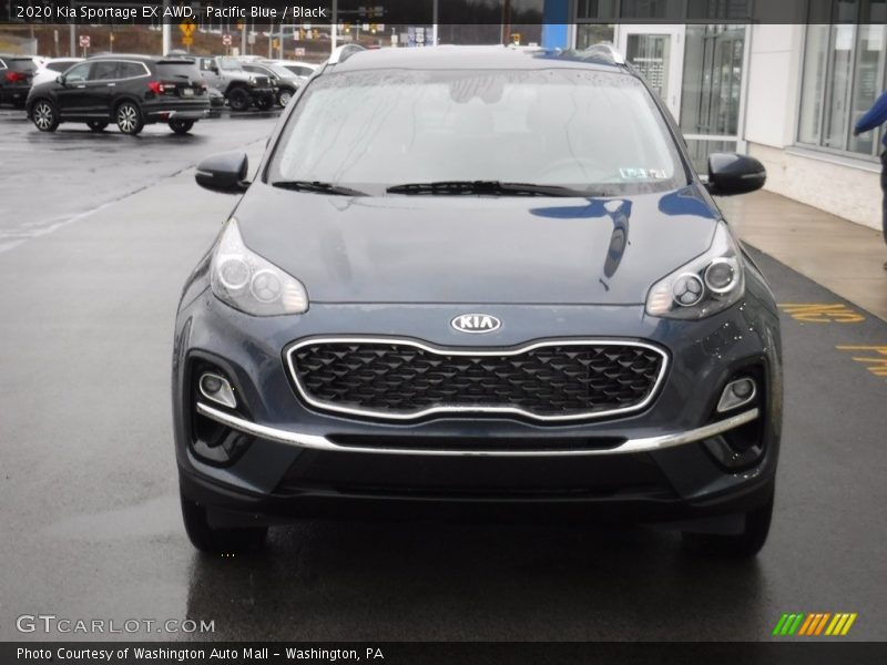 Pacific Blue / Black 2020 Kia Sportage EX AWD