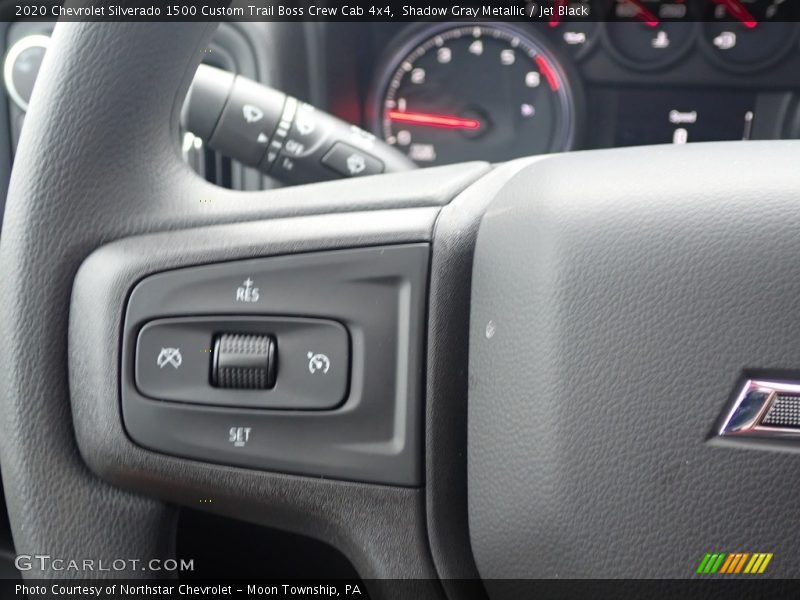 Shadow Gray Metallic / Jet Black 2020 Chevrolet Silverado 1500 Custom Trail Boss Crew Cab 4x4