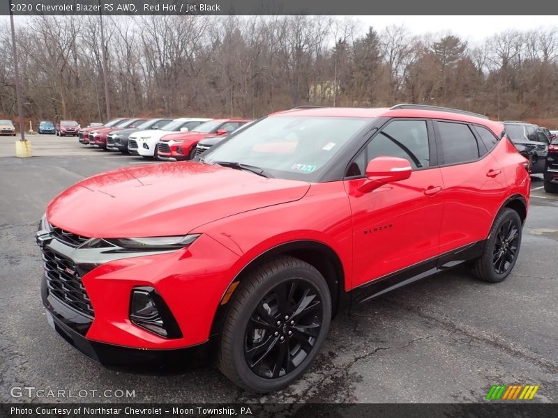 Red Hot / Jet Black 2020 Chevrolet Blazer RS AWD