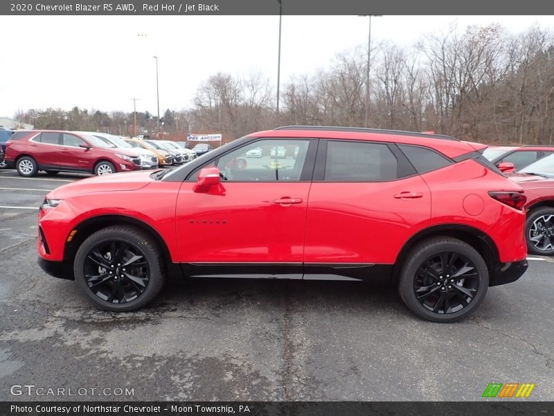 Red Hot / Jet Black 2020 Chevrolet Blazer RS AWD