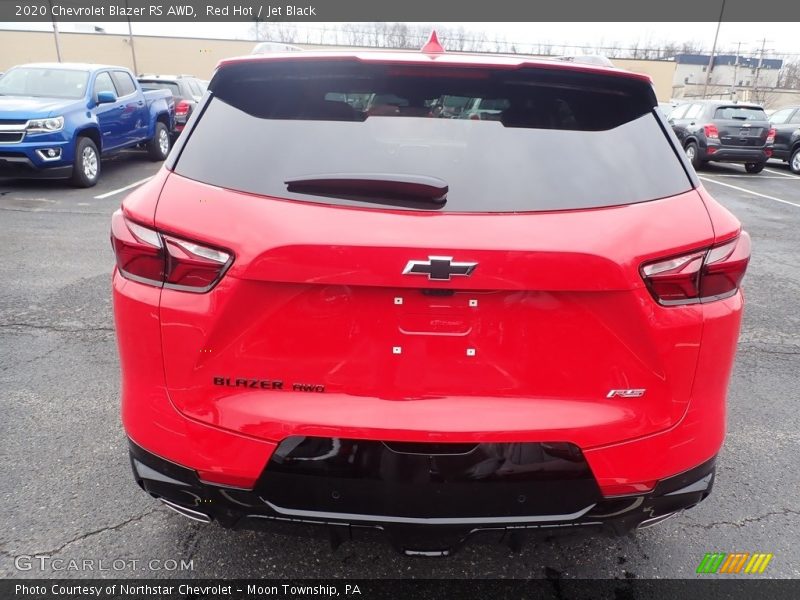 Red Hot / Jet Black 2020 Chevrolet Blazer RS AWD