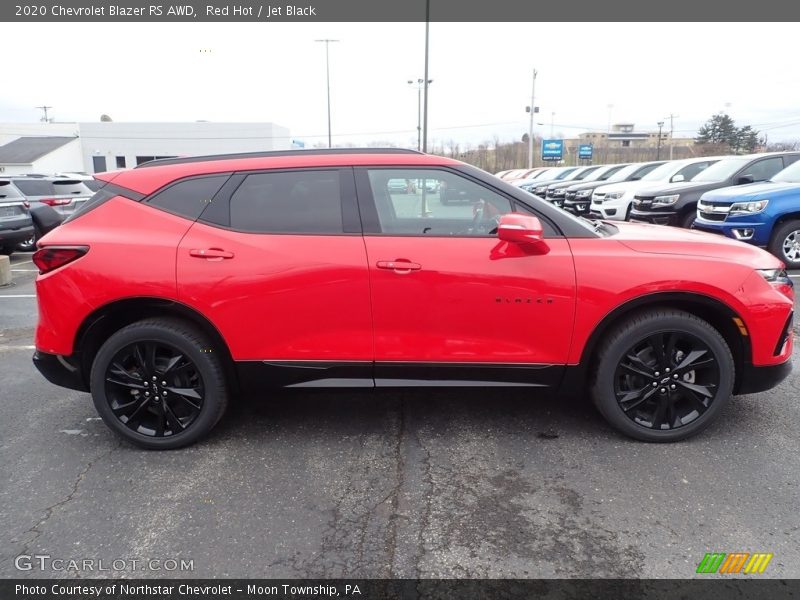 Red Hot / Jet Black 2020 Chevrolet Blazer RS AWD